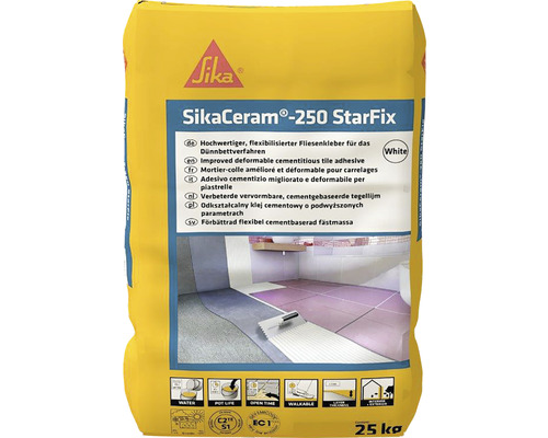 Fästmassa SIKA SikaCeram-250 StarFix vit 25kg