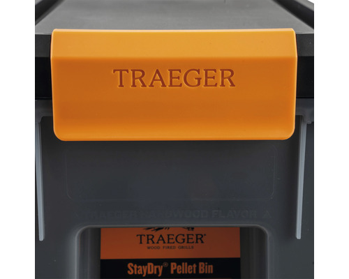 Traeger pelletbehållare för träpellets