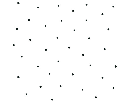 Tapet A.S. CRÉATION Prick svart/vit 10,05x0,53m Illustration med prickigt mönster