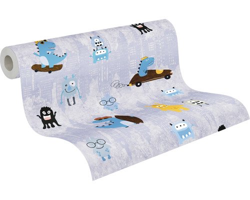 Tapetrulle med monstermotiv