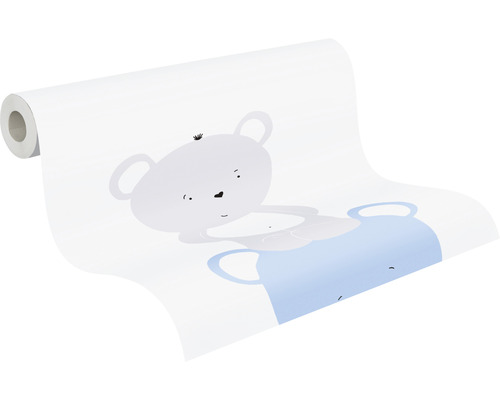 Tapetrulle med björnmotiv för barnrum