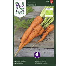 Ekologiska morotsfrön NELSON GARDEN höst/vinter Flekkée 2 Organic
