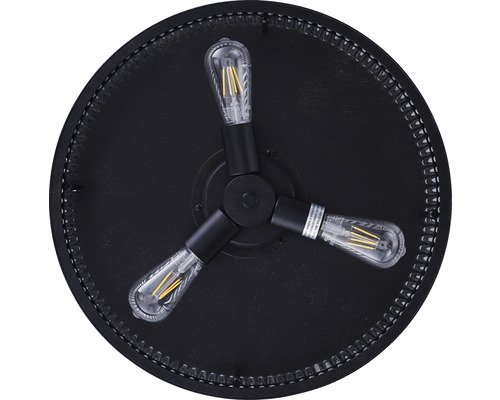 Taklampa med tre glödlampor