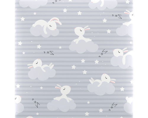 Tapet med kaniner, moln och stjärnor