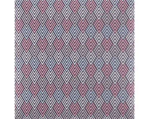 Textil med geometriskt pilmönster