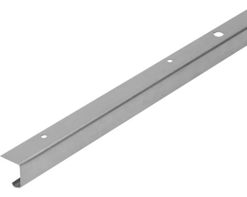 Löpskena HETTICH TopLine 3/3plus för en dörr 2000mm Metallhattprofil med hål