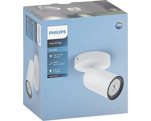 Förpackning för Philips myLiving LED-spotlight