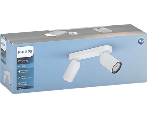 Philips myLiving Spot Light förpackning med LED-beteckning