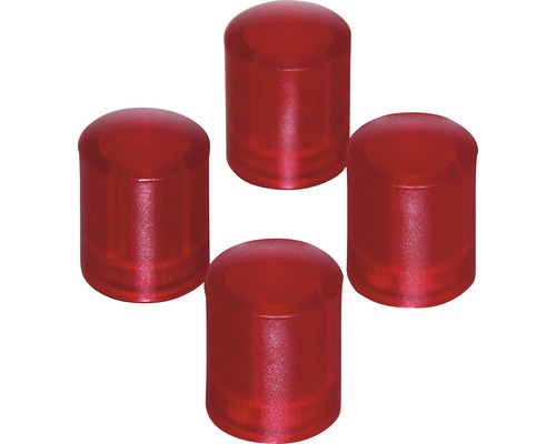 Magnet INDUSTRIAL röd Ø 14x17,5mm 4-pack
