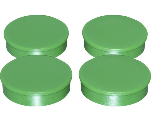 Orgamagnet INDUSTRIAL grön Ø30mm 4-pack