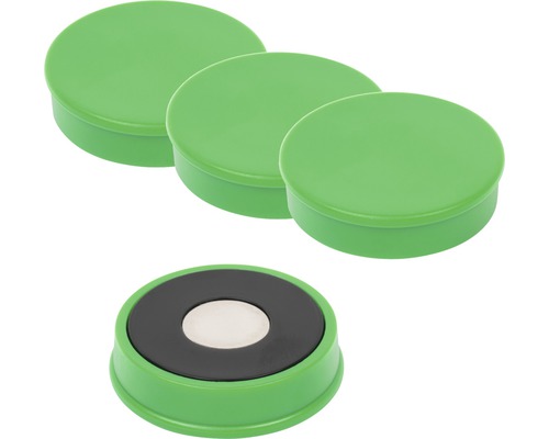 Magneter med plastkapsling, set med fyra stycken