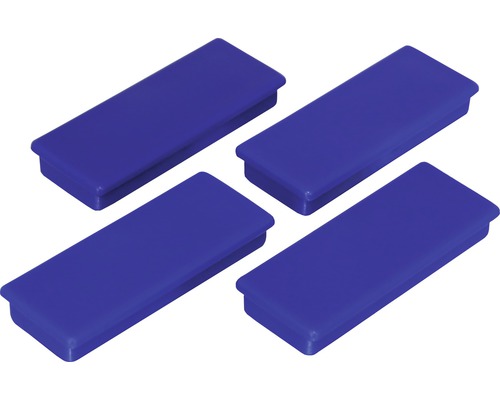 Magnet INDUSTRIAL blå 55x22,5mm 4-pack