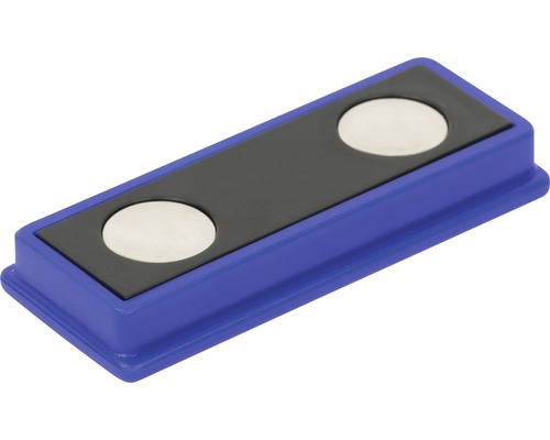 Magnetisk namnskylthållare med två magneter