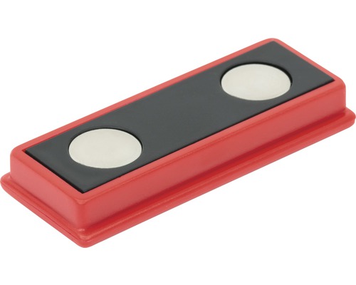 Magnetisk namnskylthållare med två magneter