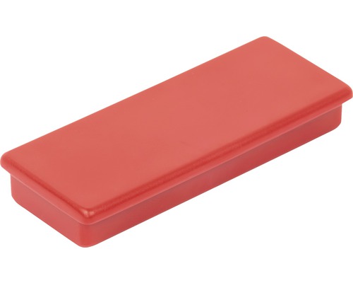 Röd rörplugg av plast