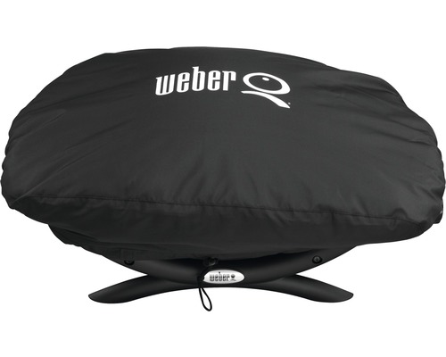 Grillöverdrag WEBER Premium vattenavvisande polyester Q100-serien svart