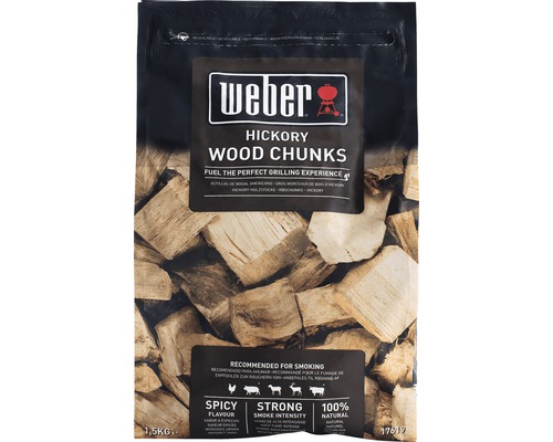 Rökträ WEBER Smoking Wood Chunks Hickory