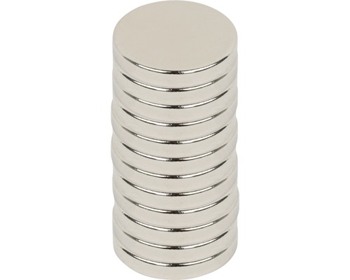 Stapel runda magneter