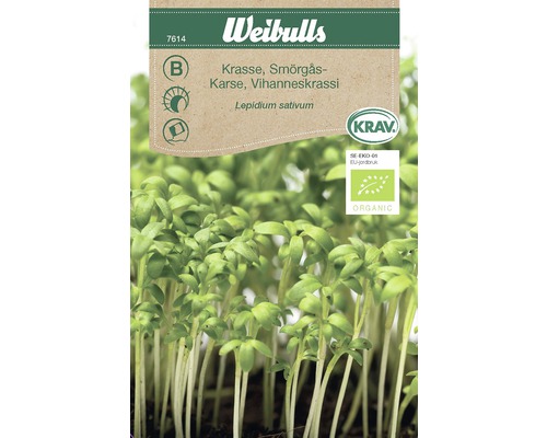 Krassefrö WEIBULLS smörgåskrasse KRAV Krassefrö WEIBULLS smörgåskrasse KRAV