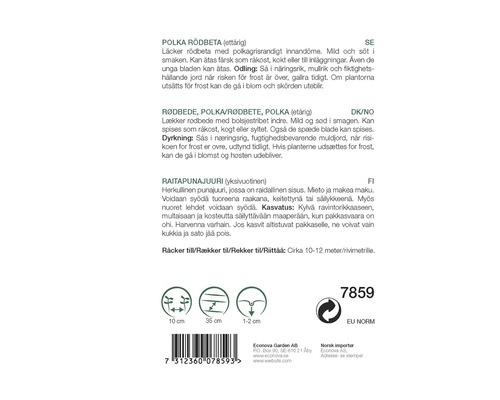 Polka Rödbeta information