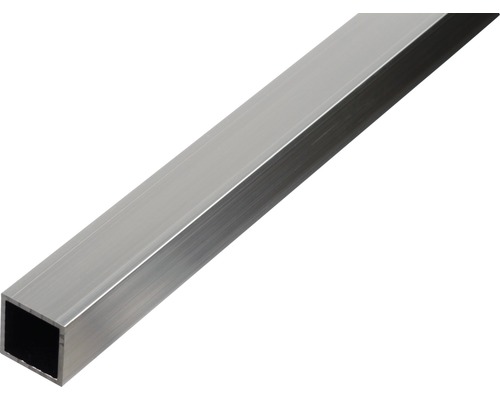 BA-profil ALBERTS fyrkant aluminium natur 15x15x1mm 2,6m Fyrkantig aluminiumprofil