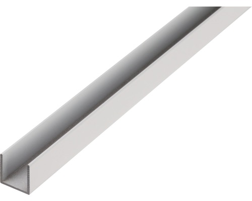 U-profil ALBERTS aluminium natur 20x15x20x1,5mm 2,6m