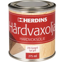 Burk med Herdins hårdvaxolja med 275 ml innehåll