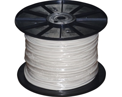 Rulle med vit elkabel