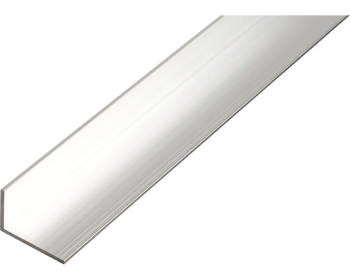 Vinkelprofil ALBERTS aluminium natur 50x20x2mm 1m Vinkelprofil i aluminium