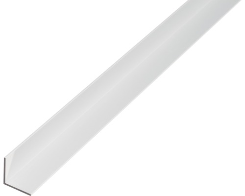 Vinkelprofil ALBERTS aluminium vit 25x25x1,5mm 2,6m Vinkelprofil av plast