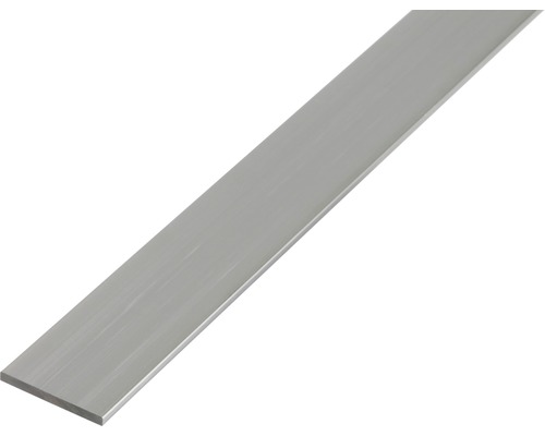 Plattstav ALBERTS aluminium vit 20x2mm 2,6m