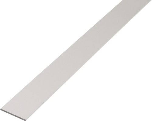 Plattstav ALBERTS aluminium silver eloxerad 30x2mm 2,6m Plattstång