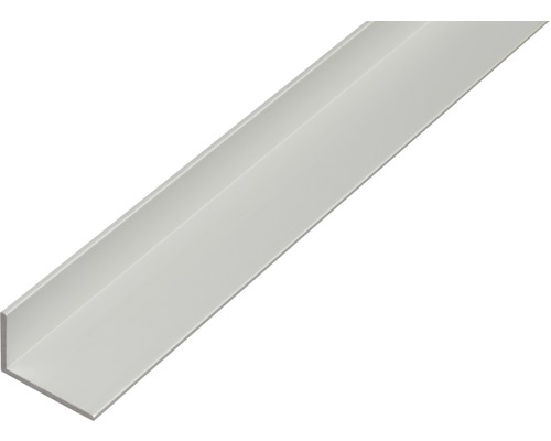 Vinkelprofil ALBERTS aluminium silver eloxerad 15x10x1,5mm 2,6m