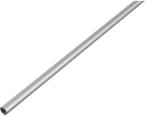 Rundrör ALBERTS aluminium silver eloxerat Ø 15x1mm 2,6m Aluminiumrör i tvärsnitt