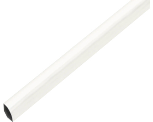 Kvartscirkelprofil ALBERTS plast vit 22x1,2mm 2,6m Hörnprofil av plast