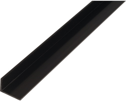 Vinkelprofil ALBERTS plast svart 30x20x3mm 2,6m