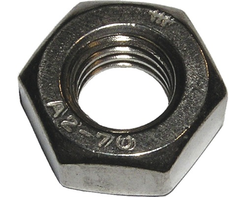 Sexkantmutter DIN 934 M3, rostfritt stål A2, 100 styck
