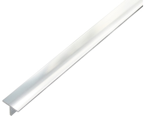 T-profil ALBERTS aluminium kromdesign 15x15x1,5mm 1m T-profil av metall