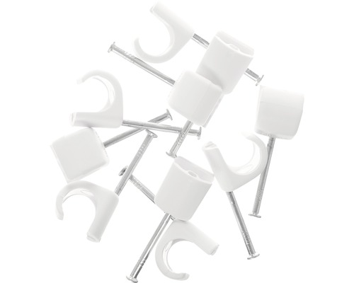 Spikklammer för kabelmontering