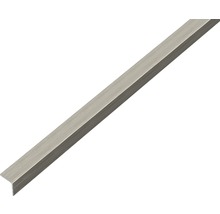 Vinkelprofil ALBERTS aluminium rostfritt stål mörk självhäftande 15x15x1mm 1m