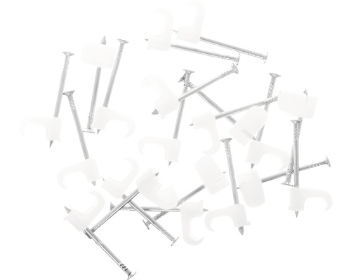 Klammer av plast och metall