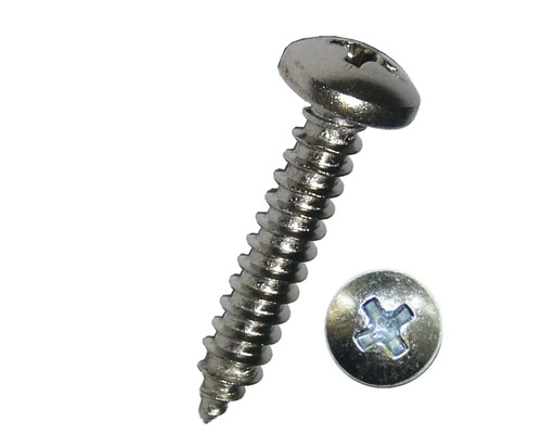 Kullrig gängpressande skruv m phillipsspår 3,5x13 mm rostfritt stål A2 DIN 7981 100 styck