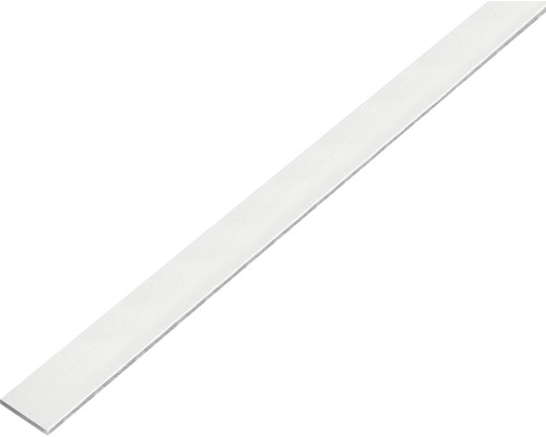 Plattstav ALBERTS aluminium kulpenad silver självhäftande 25x2mm 1m Platt list av plast