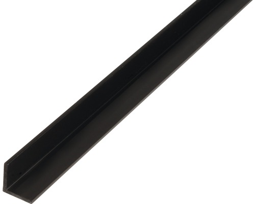 Vinkelprofil ALBERTS plast svart 15x15x1,2mm 2,6m