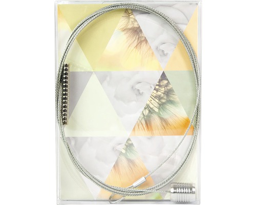 Stålvajer med tillbehör för fastsättning