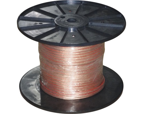 Högtalarkabel på en kabeltrumma