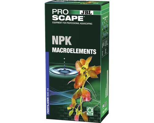 Akvariegödsel JBL ProScape NPK Macroelements 500ml JBL ProScape NPK Macroelements gödningsmedel för akvarier, 500 ml