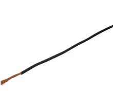 Enkeltrådig ledning med kopparfläta och isolering
