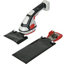 Pattfield fogskrapa med batteri och uppsamlingspåse