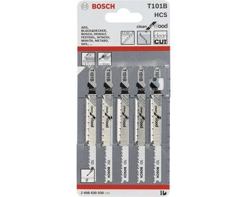 Bosch sticksågblad set, lämpligt för trä